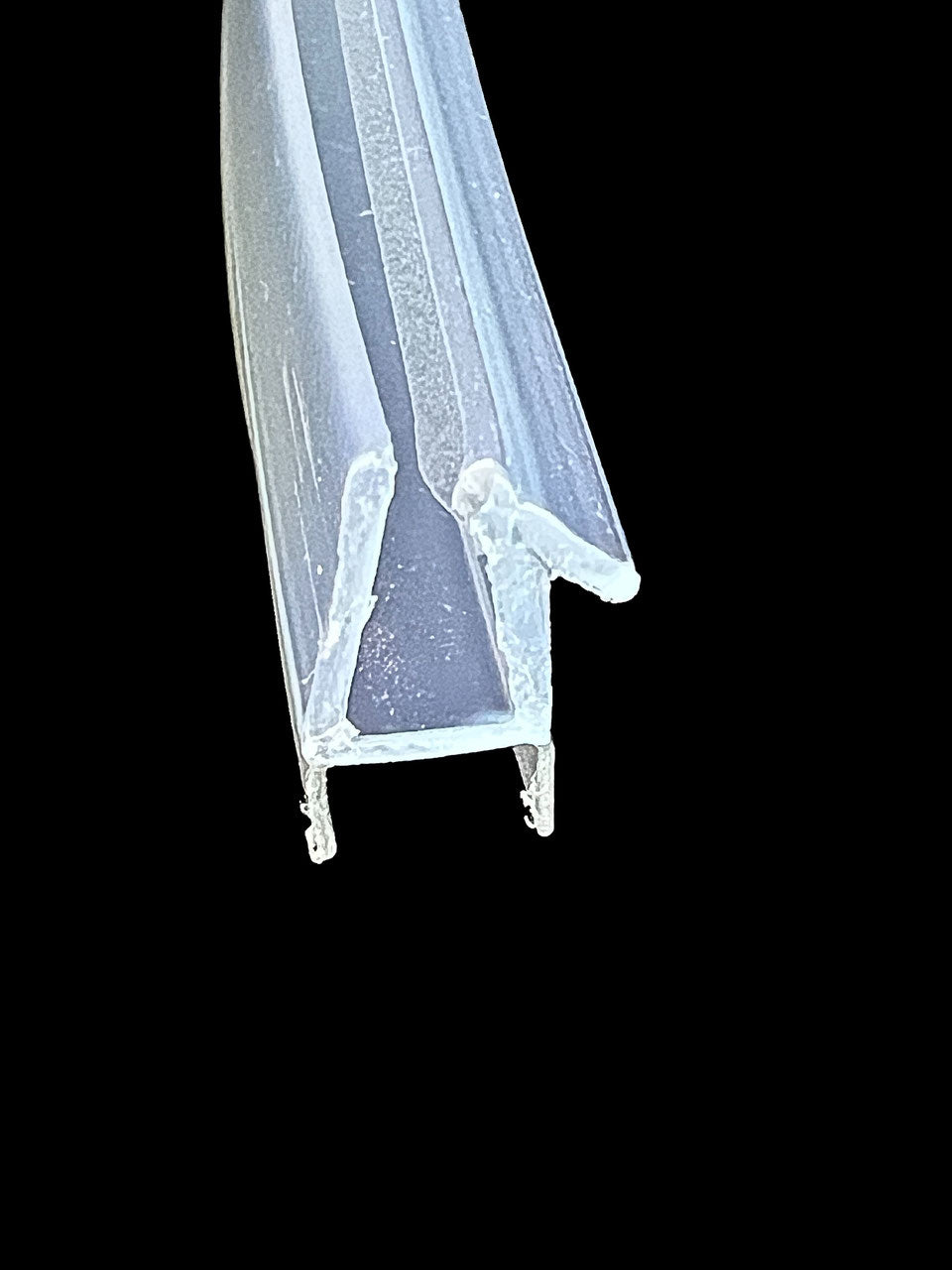 Gebogene Dusch-Türdichtung für Viertelkreisduschen – Für 5 oder 6 mm Glas – Art.Nr. 4269-G86