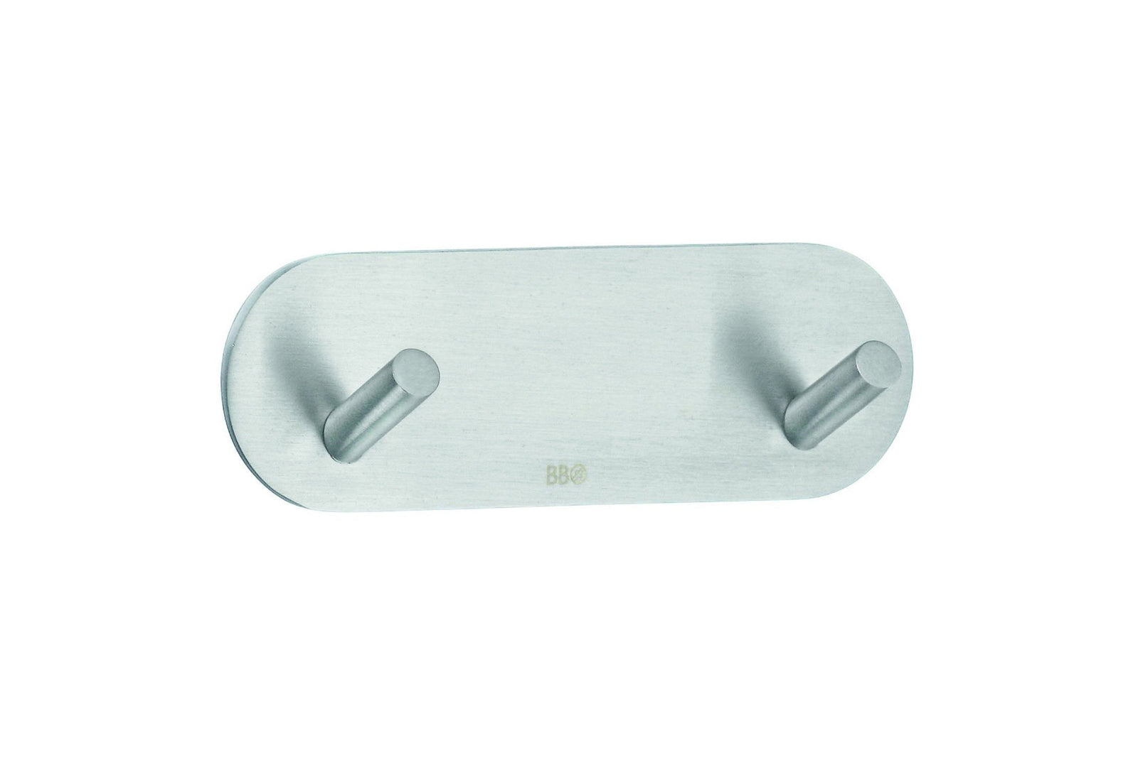 Selbstklebender Haken, Edelstahl gebürstet