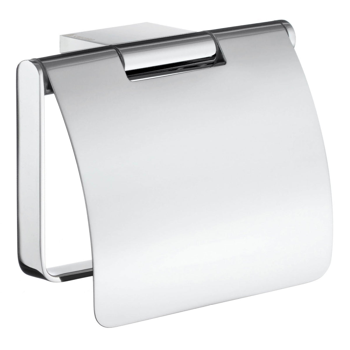 Toilettenpapierhalter mit Deckel, Chrom poliert, Chrom poliert