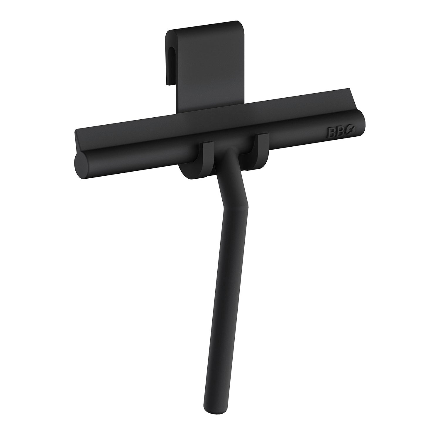 Duschabzieher mit Halter Schwarz