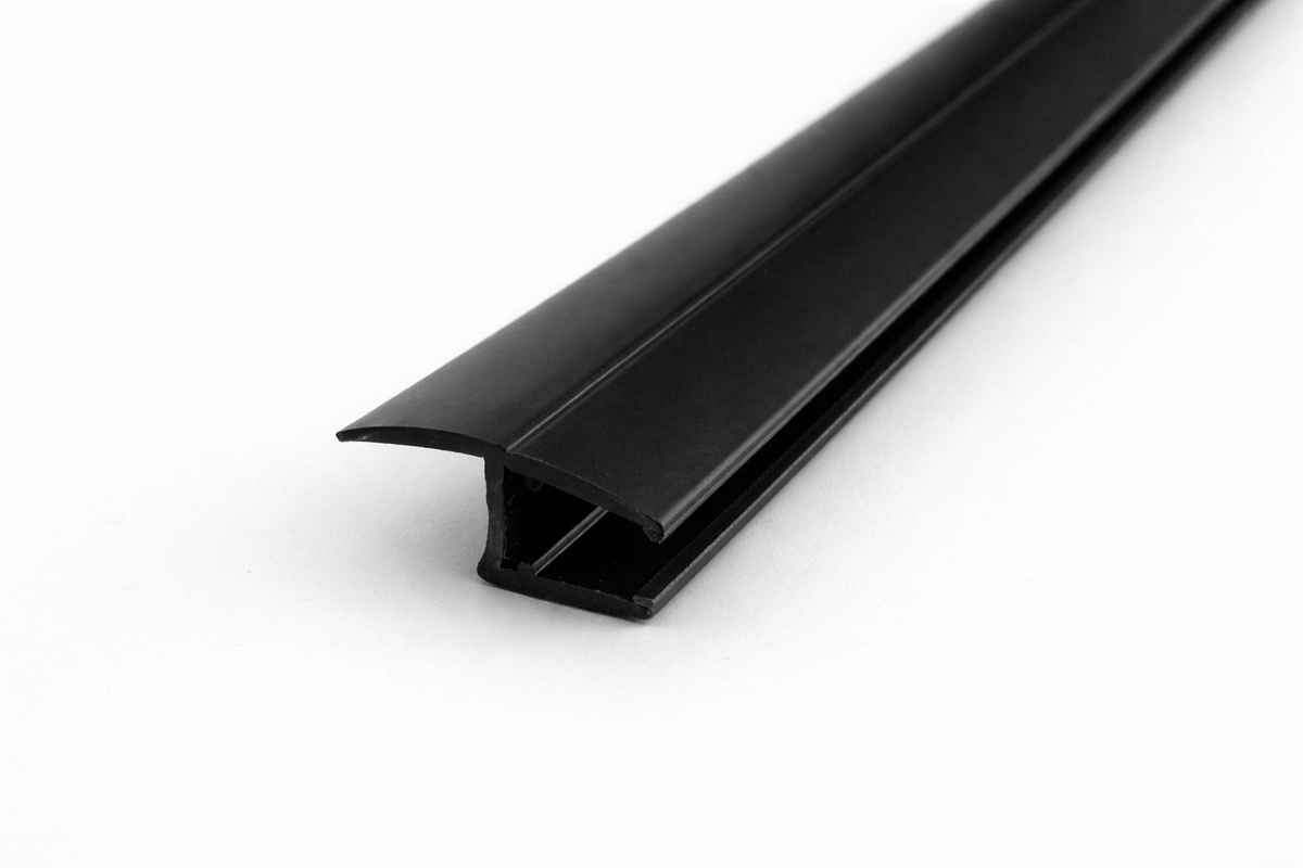 schwarze Lippendichtung 180° mit gewölbter Lippe, Art.Nr. 5001-B