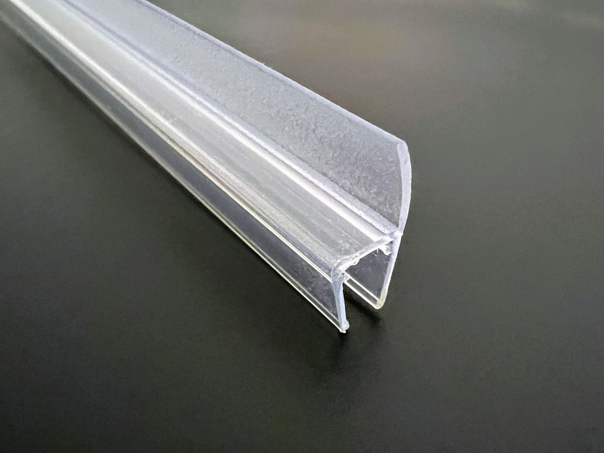 Duschtür-Dichtungs-Set 90° Ecke mit Lippendichtung, für Türen nach außen öffnend, Art.Nr. 5051609D