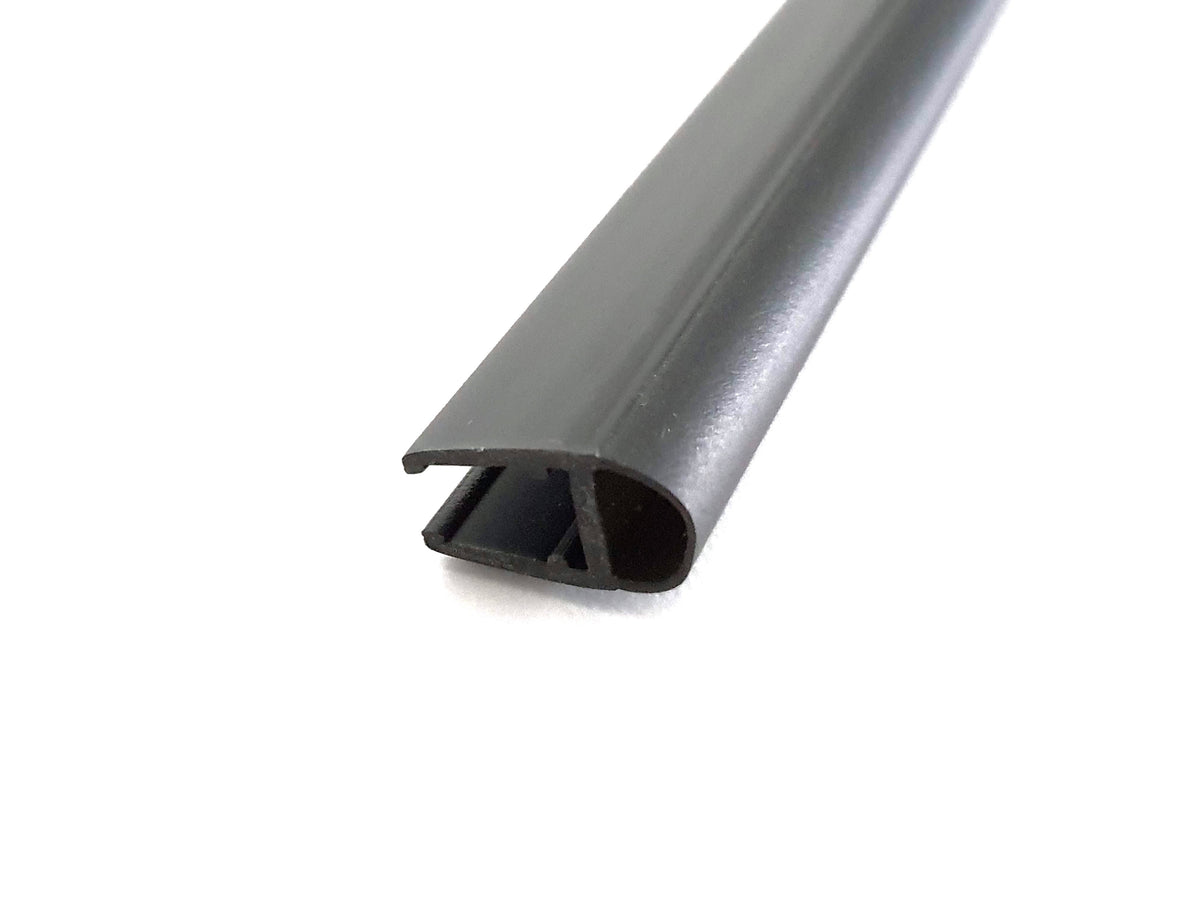 Schwarze Streifdichtung (Ballondichtung) mit 8 mm Ballon – Für 6 oder 8 mm Glas universal – Art.Nr. 5042-B