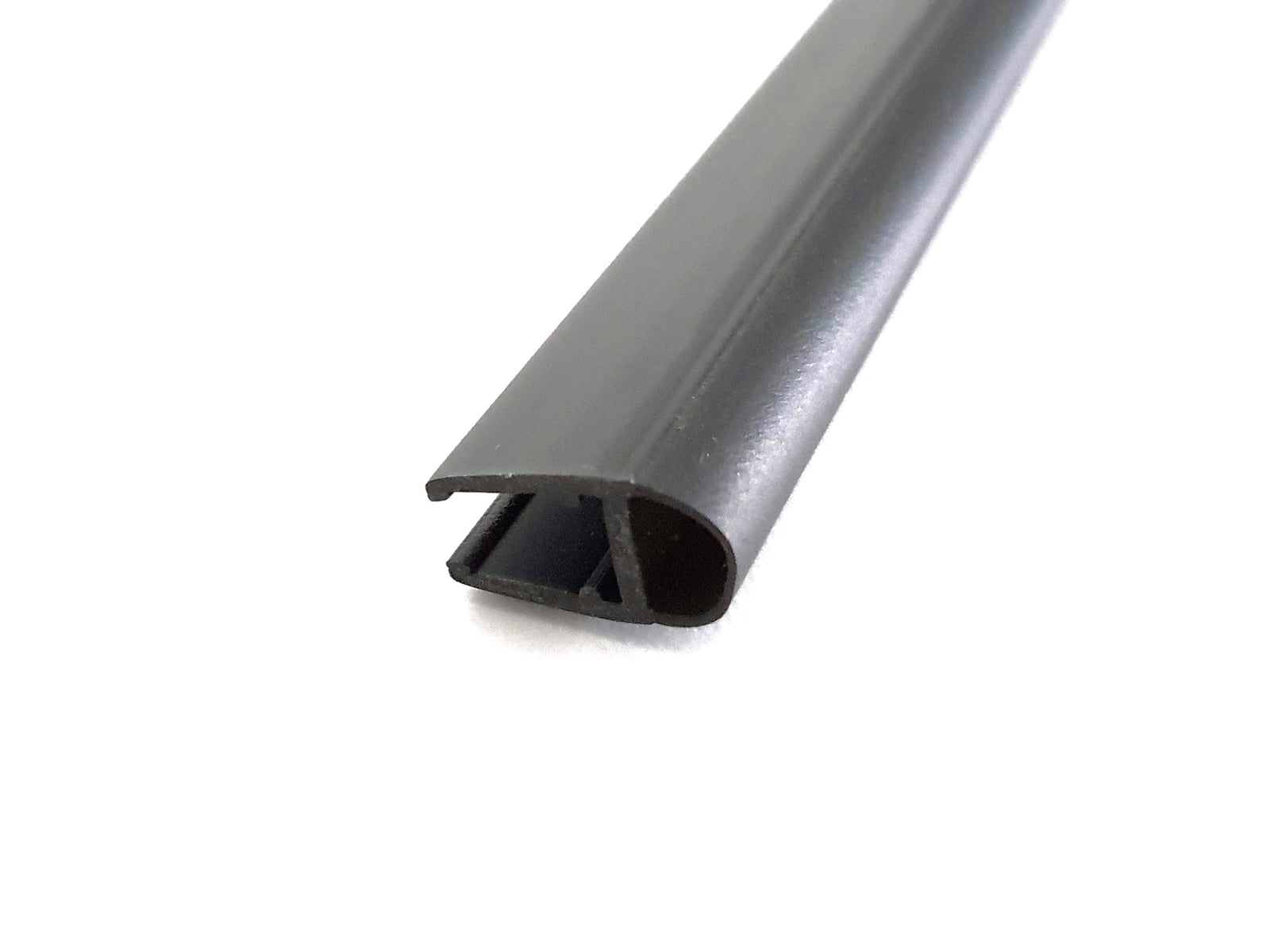 Schwarze Streifdichtung (Ballondichtung) mit 8 mm Ballon – Für 6 oder 8 mm Glas universal – Art.Nr. 5042-B