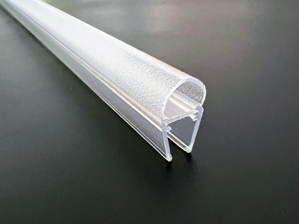 Duschtür-Dichtungs-Set 90° Ecke für Pendeltüren mit Ballondichtung, für Türen nach innen u. außen öffnend, Art.Nr. 5051604P