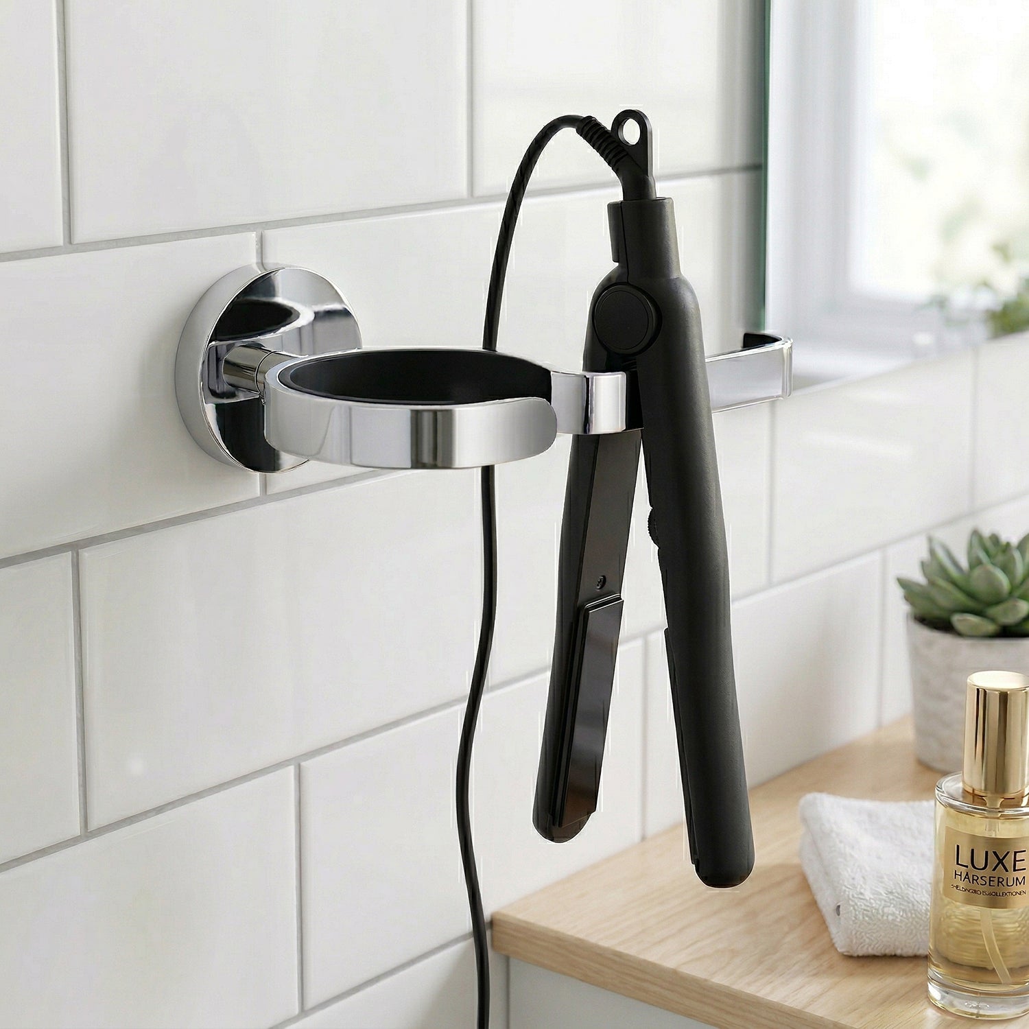 Smedbo Home Fön- und Glätteisenhalter HK3231 Lifestyle