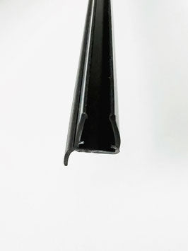 Schwarze Lippendichtung 135° für Scharnierseite der Fünfeckdusche – Für 6 oder 8 mm Glas universal – Art.Nr. 5071-B