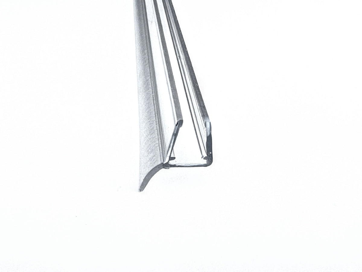 Lippendichtung 135° für Scharnierseite der Fünfeckdusche – Für 6 oder 8 mm Glas, Lücken 5-7 mm – Art.Nr. 5071