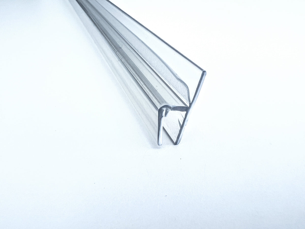 Anschlagdichtung 180° fluchtend mit Federspannung – Für 6, 8 oder 10 mm Glas – Art.Nr. 5080