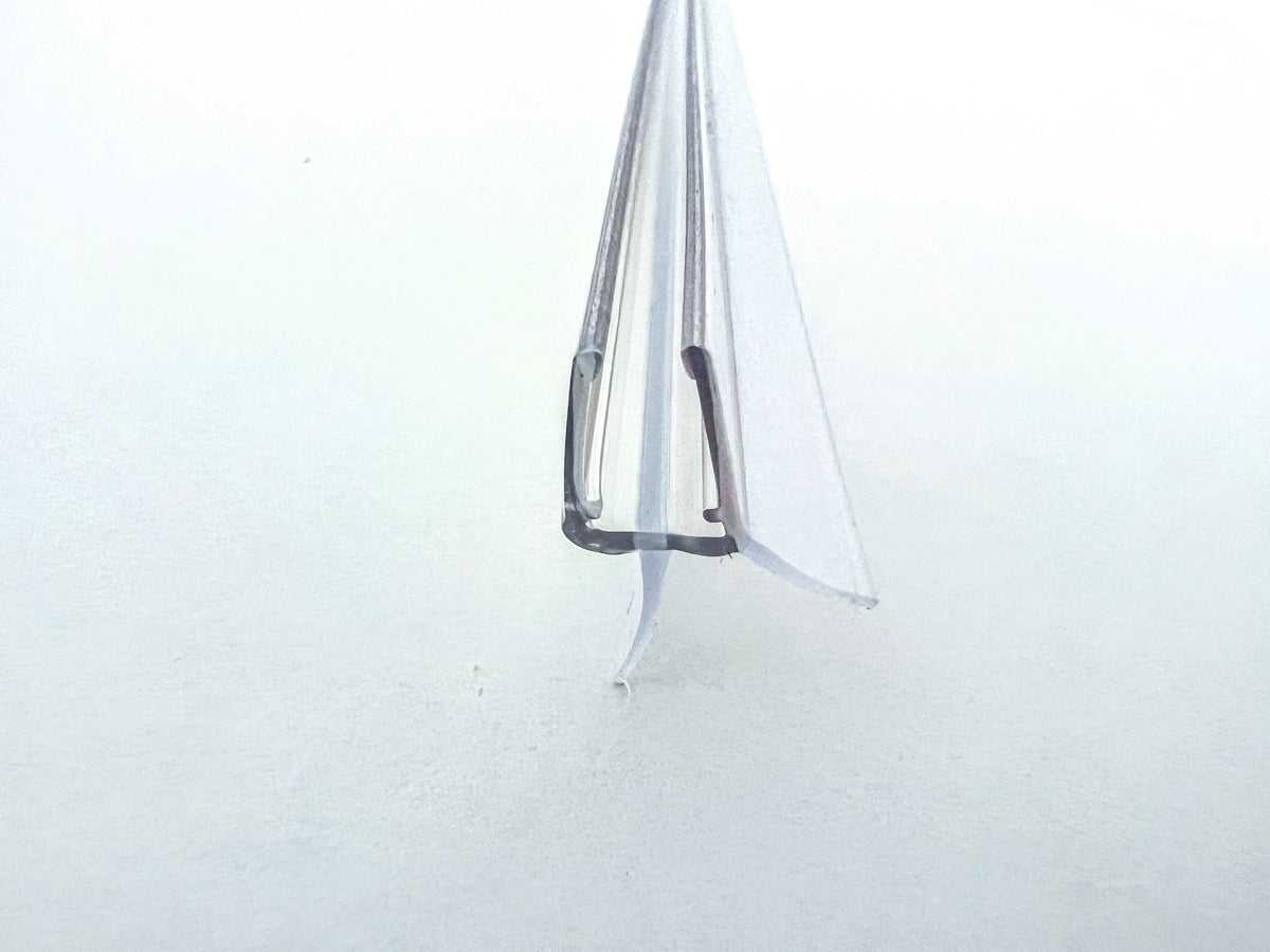 Gebogene Dusch-Türdichtung 135° für Fünfeckduschen – Für 6 oder 8 mm Glas – Art.Nr. 5102.135