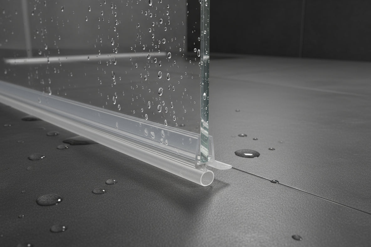 Duschdichtung mit Schlauch, für Lücken von 12 - 15 mm, Art.Nr. 5141