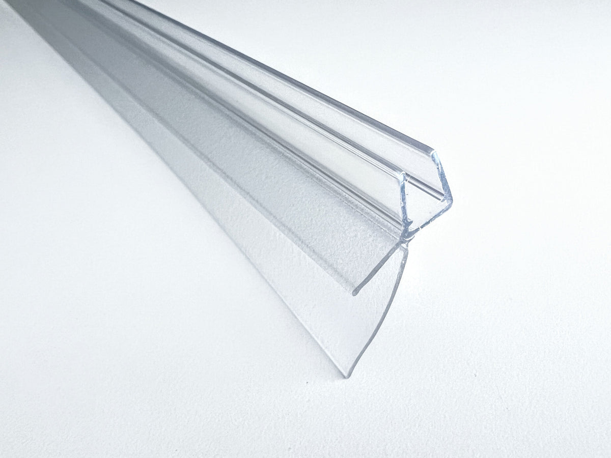 Bodendichtung für Duschtür unten mit anpassbarer 30 mm Lippe – Für 6 und 8 mm Glas – Art.Nr. 5160