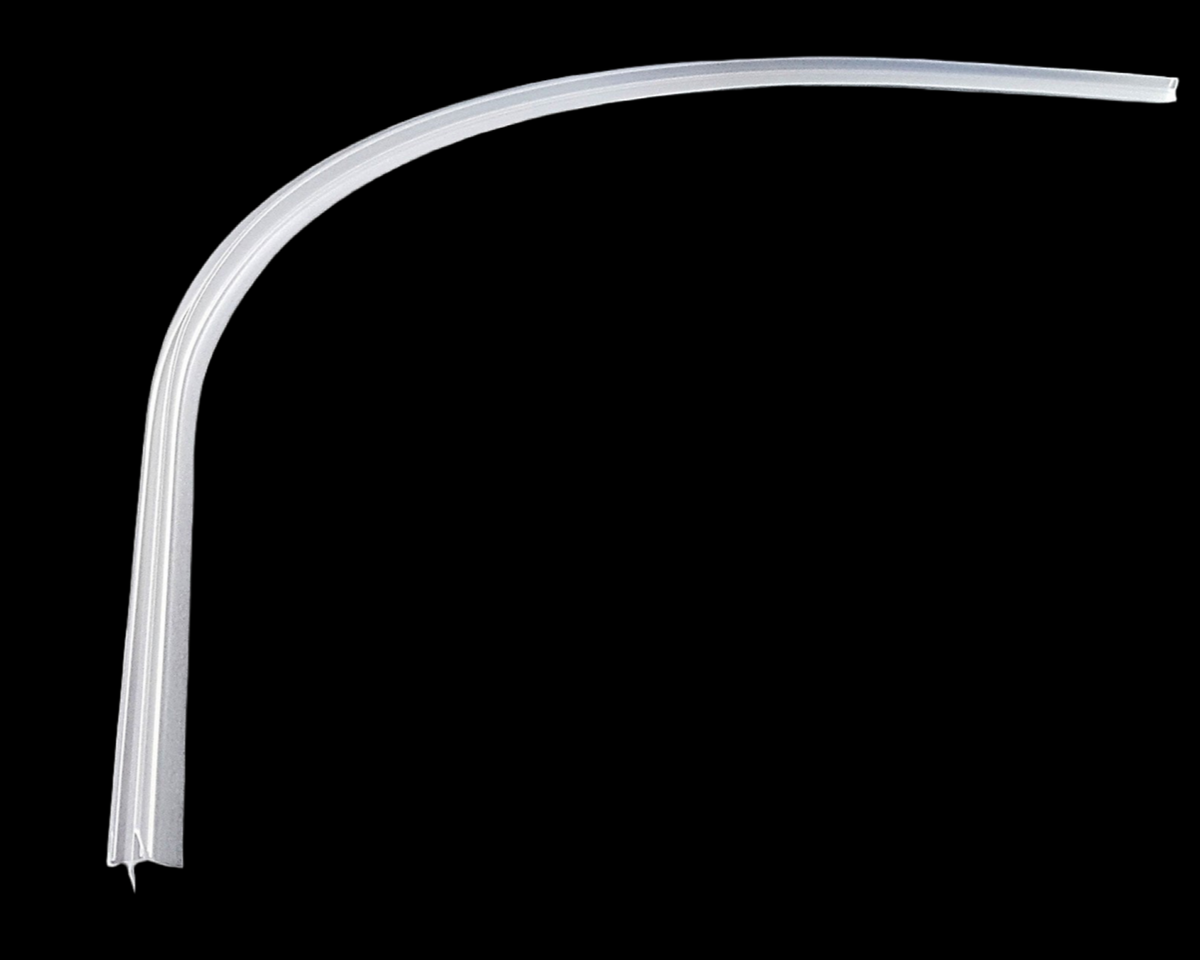 Gebogene Dusch-Türdichtung für Viertelkreis- und Halbkreisduschen – Für 6 oder 8 mm Glas – Art.Nr. 5102.550
