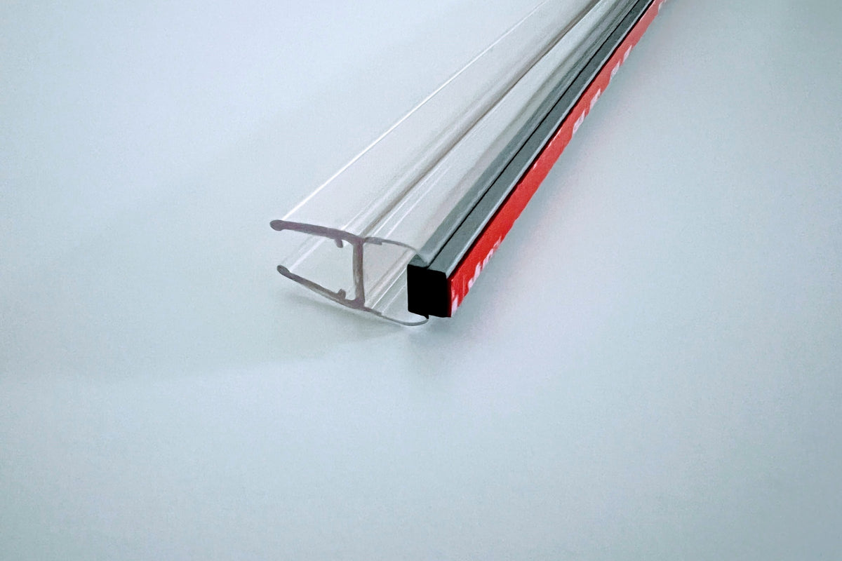 Magnetstreifendichtung selbstklebend 180°, Art.Nr. 52091400: Aufschiebeprofil mit Magnet und selbstklebender Magnetstreifen