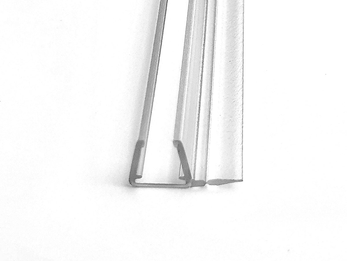 Überlappungsdichtung für Schiebetüren – Für 6 oder 8 mm Glas universal, Lücken 8-12 mm – Art.Nr. 5211