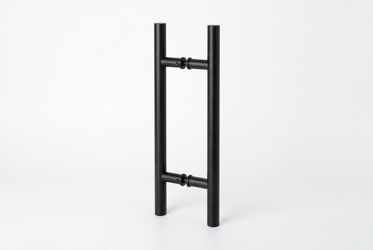 Griffstange 53 – Ø 19 mm V2A beidseitig, 8–40 mm Glas, 200 mm Lochabstand
