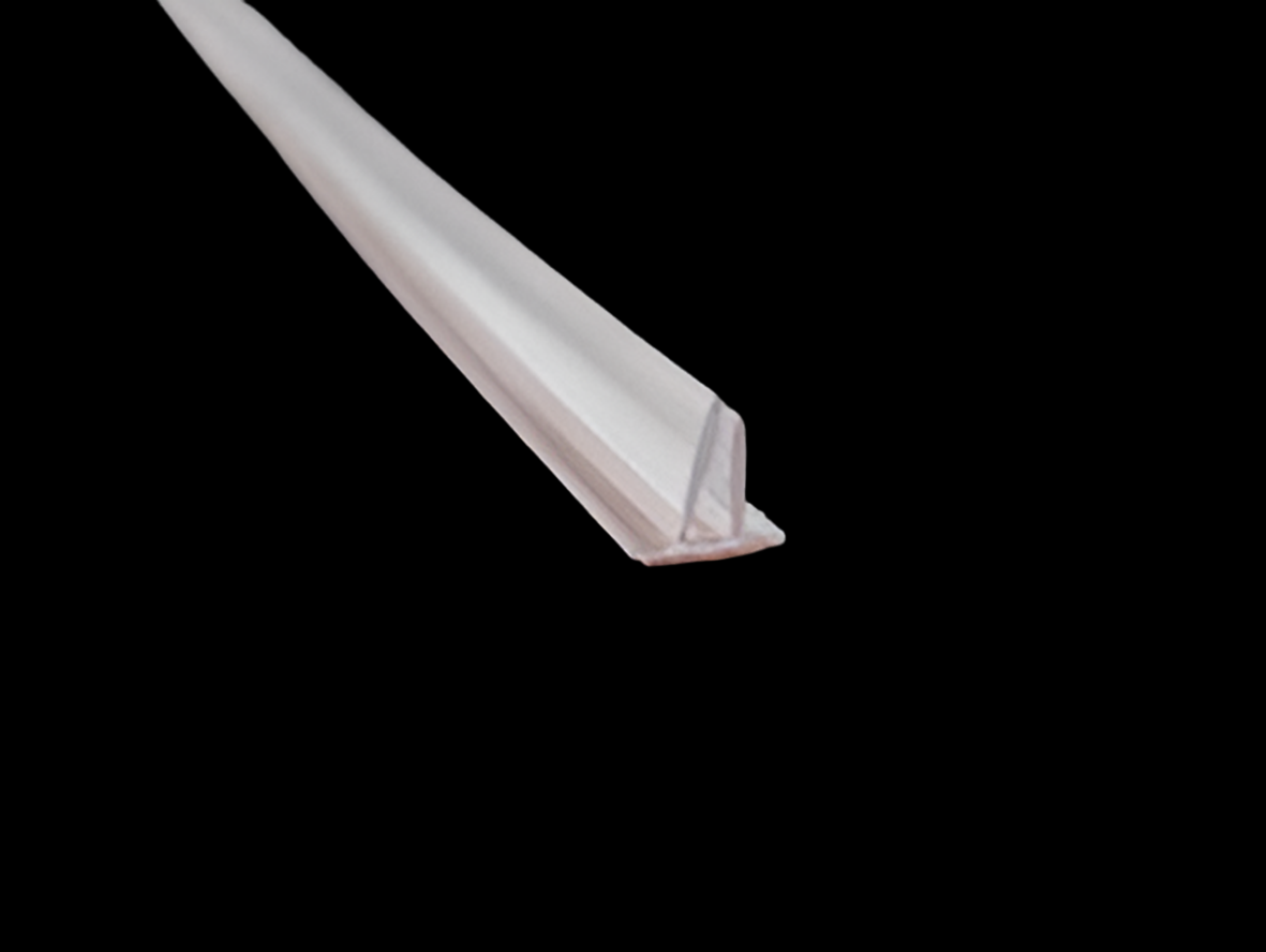 Selbstklebende Vinyldichtung mit zwei Schenkeln – Für 6 oder 8 mm Glas – Art.Nr. SDTDFT2