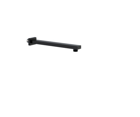 Vigour Wand-Brausearm V4 300 mm eckig schwarz matt