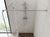 Glas-Wand, 90° Edelstahl Stabistangen-Set, 19 mm Rohr, Art.Nr. 6018/6020
