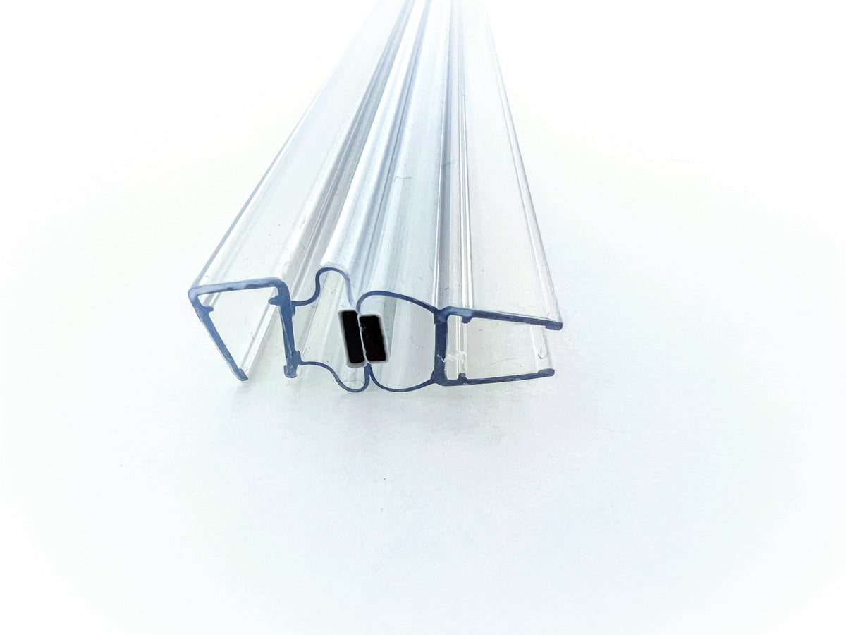 Magnetdichtungspaar 90° für Pendeltüren – Für 6 oder 8 mm Glas – Art.Nr. 6042/6092