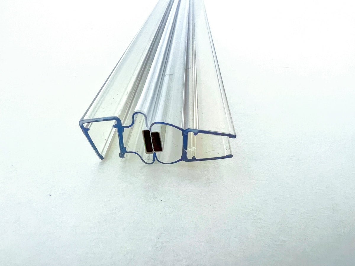 Magnetdichtungspaar 90° für Pendeltüren – Für 6 oder 8 mm Glas – Art.Nr. 6042/6092