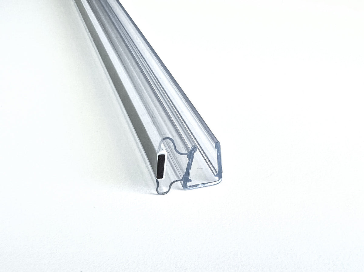 Magnetdichtungspaar 90° für Pendeltüren – Für 6 oder 8 mm Glas – Art.Nr. 6042/6092