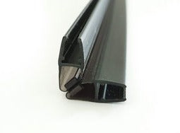 Schwarze Magnetdichtung 90° – Für 6 oder 8 mm Glas universal – 1 Paar (2-tlg.) – Art.Nr. 6072-B/6082-B