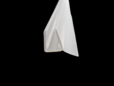 Streifdichtung 5119 – kurze schräge Dichtfahne, Glas-Wand 5–8 mm