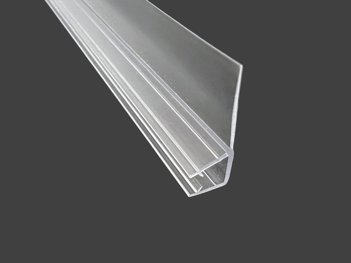 Überlappungsdichtung mit 90°-Lippe – Für 6 oder 8 mm Glas – Art.Nr. 004