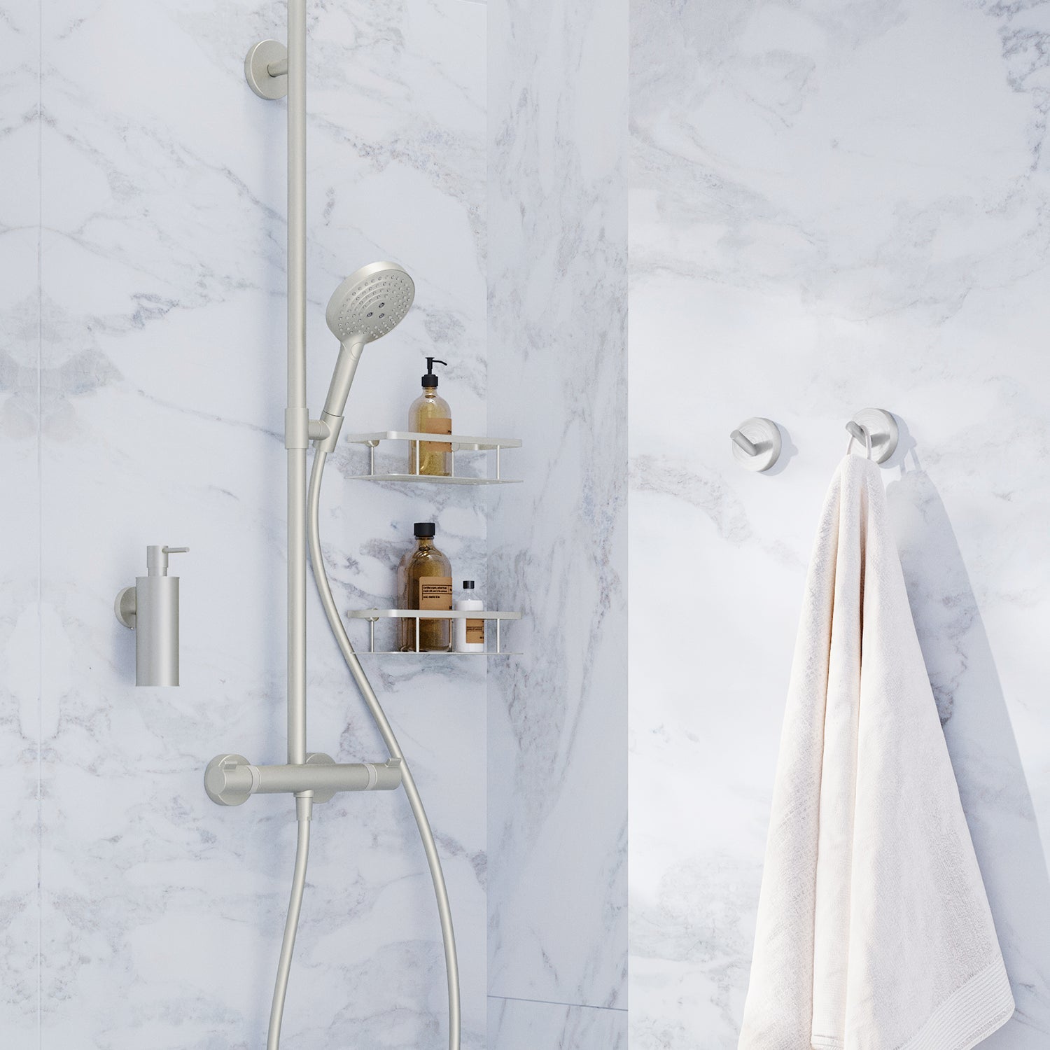 Smedbo Sideline Design Seifenkorb Nickel Lifestyle