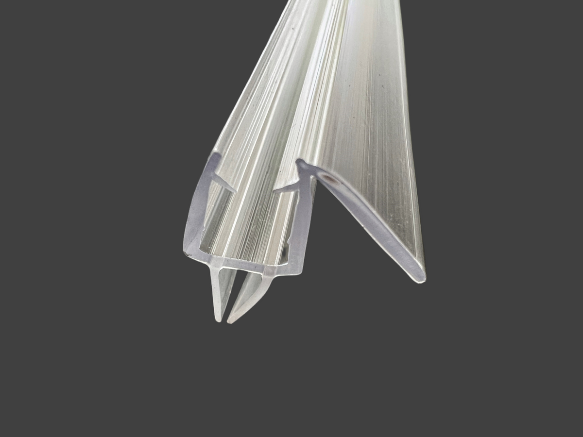 Duschdichtung mit doppelter Dichtlippe und Wasserabweiser – Für 6 oder 8 mm Glas – Art.Nr. 009B1