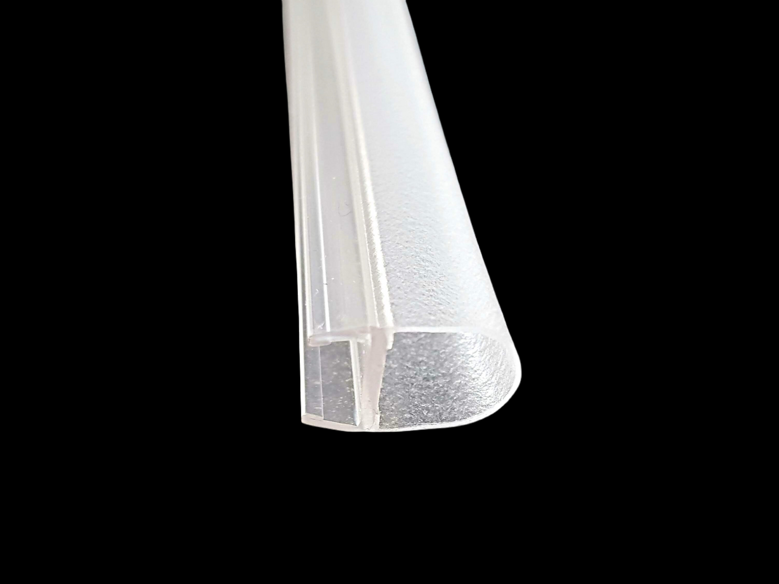 Streifdichtung (Ballondichtung) mit breitem Ballon und kurzem Glaseinstand – Für 8 mm Glas – Art.Nr. PCR8L