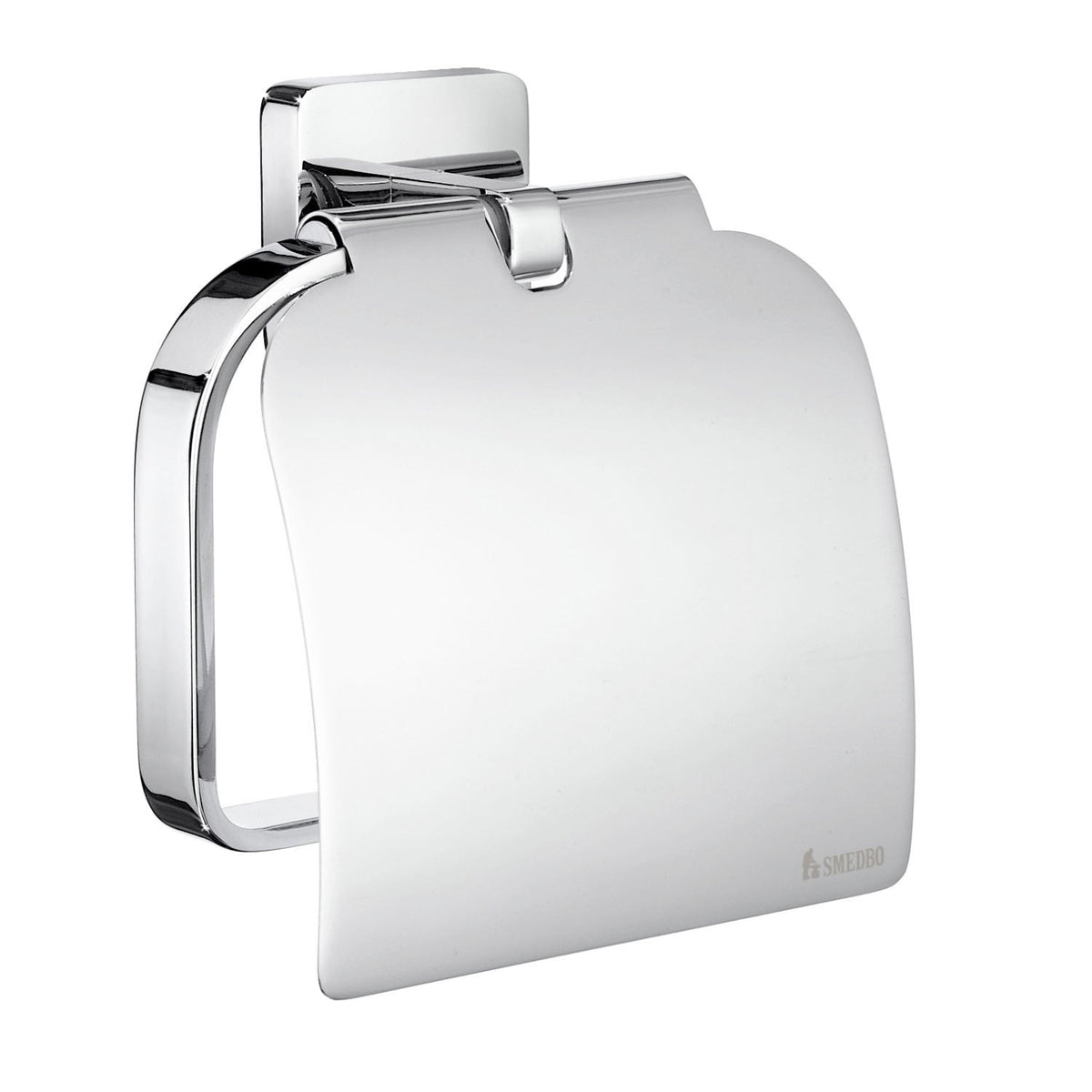 Smedbo ICE Toilettenpapierhalter mit Deckel Chrom poliert