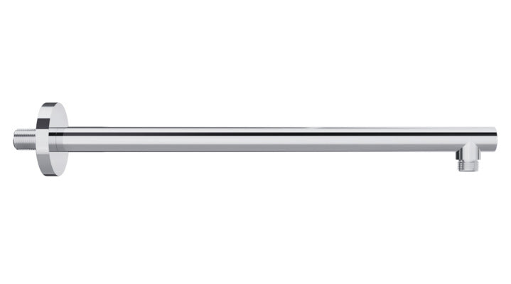 Vigour Brausearm Wand V4 rund 400 mm chrom mit Rosette 70 mm