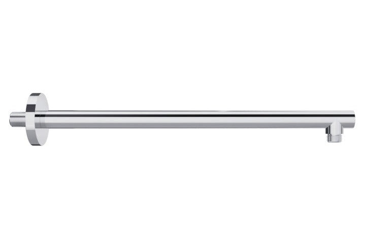 Vigour Brausearm Wand V4 rund 400 mm chrom mit Rosette 70 mm