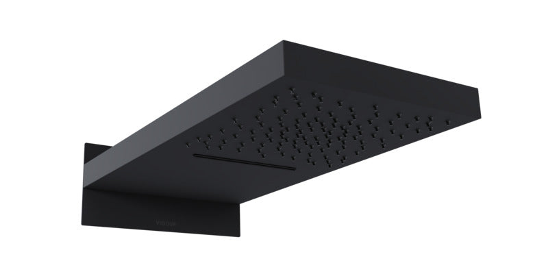 Vigour ShowerDesk V4 Wasserfall schwarz matt Detail