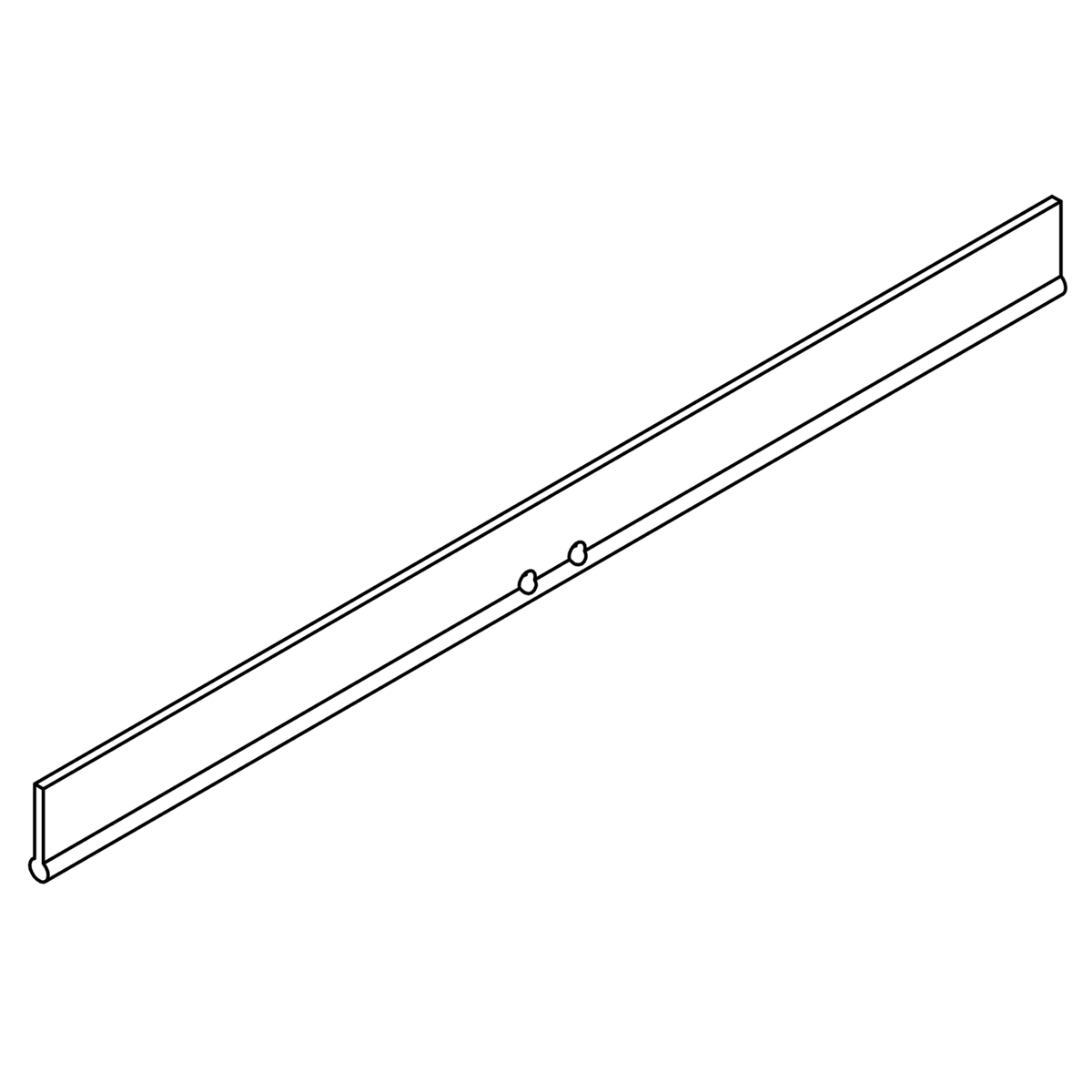 Giese Gummi-Lamelle Ersatzlippe schwarz für Glasabzieher, Art.Nr. 81194