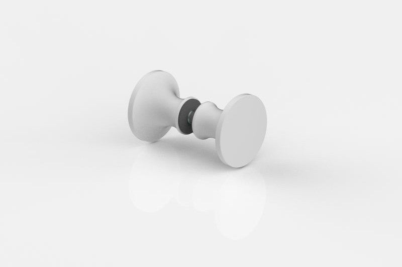 Knopfgriff 8236 – rund Ø 40 mm beidseitig, 6–13,52 mm Glas, 5 PVD-Farben
