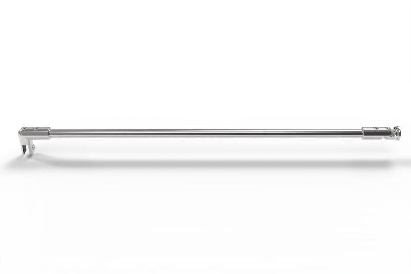 Stabistange 8744ZN – rund Glas-Wand, 5 PVD-Farben für Walk-in