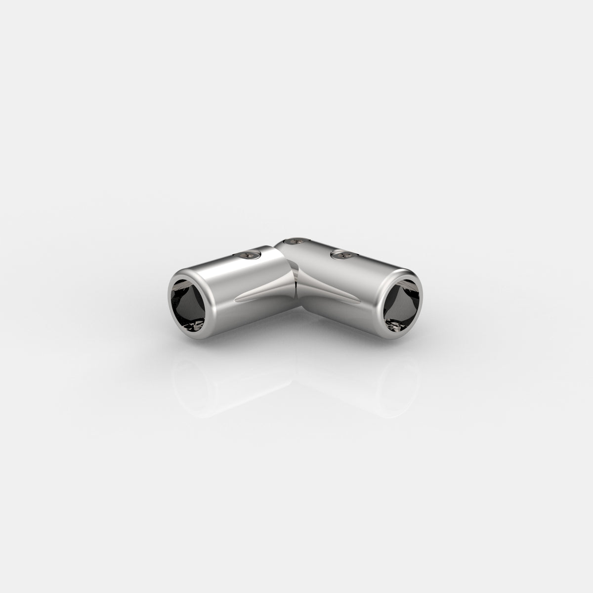 Eckverbinder verstellbar für Stabistange Ø 16 mm, glanzverchromt