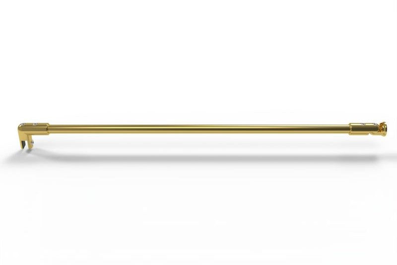 Stabistange 8744ZN – rund Glas-Wand, 5 PVD-Farben für Walk-in