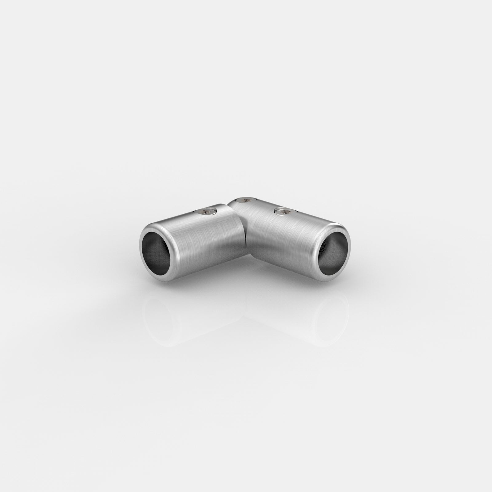 Eckverbinder verstellbar für Stabistange Ø 16 mm, Edelstahloptik