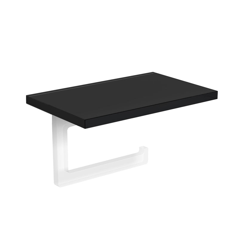 Glasablage schwarz, 190 x 120 mm, Wandmontage