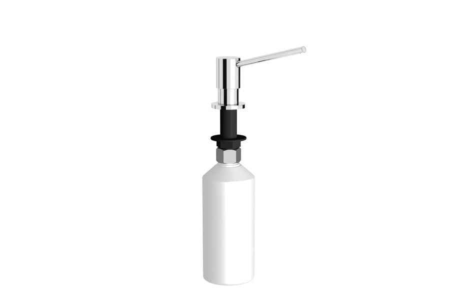Seifenspender Tischeinbau rund, 500 ml, von oben befüllbar