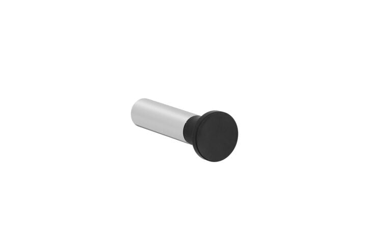 Haken mit Türstopper, verchromt