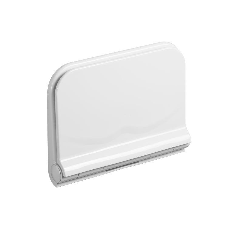 Duschklappsitz weiß, an die Wand geklappt