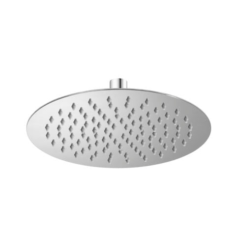 Runde Regenbrause aus poliertem Edelstahl, extraflach 2 mm, 200 mm