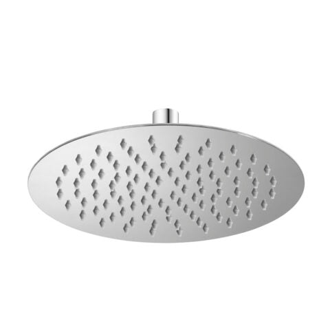 Runde Regenbrause aus poliertem Edelstahl, extraflach 2 mm, 250 mm