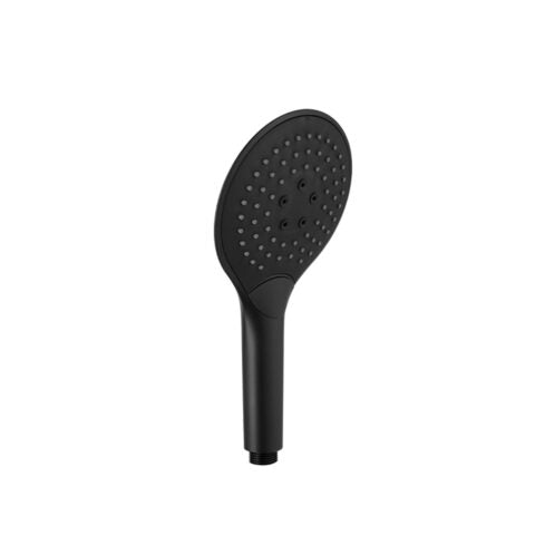 Handbrause 3-fach verstellbar, klein, Schwarz matt