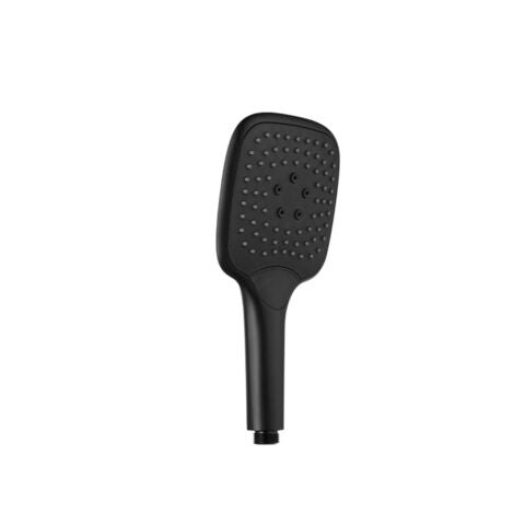 Handbrause 3-fach verstellbar, mittel, Schwarz matt